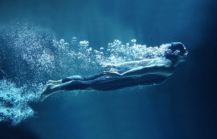 Person Swimming Under Water 1