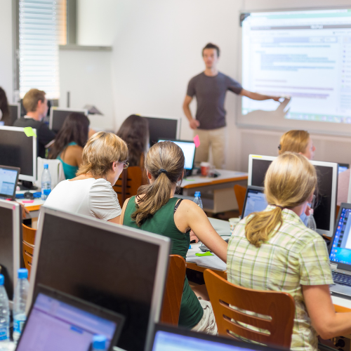 university lecture room